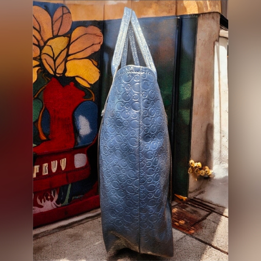 GUESS Bright Candy Collection Blue Tote Bag - Picture 7 of 14